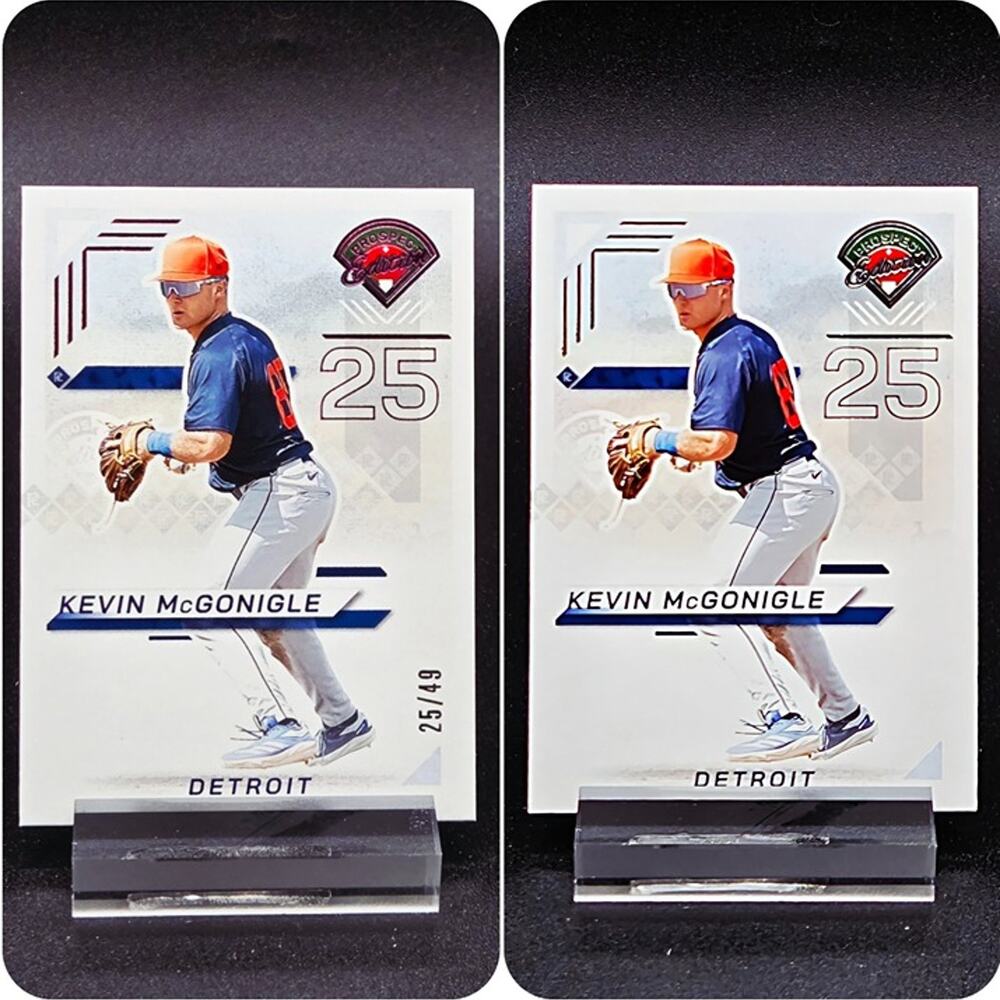 Kevin McGonigle Prospect Editon Pink 25/49 Rookie Detroit Tigers Top Prospect